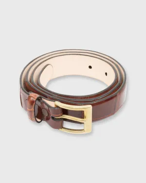 1" Belt in Bourbon Alligator
