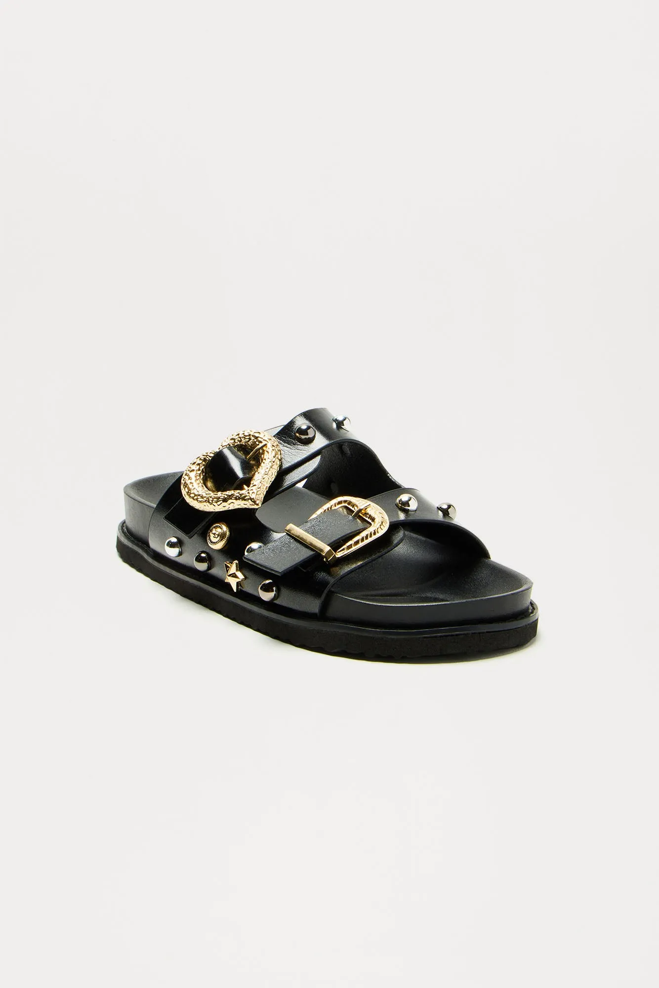 All And All Buckles Slides - Black