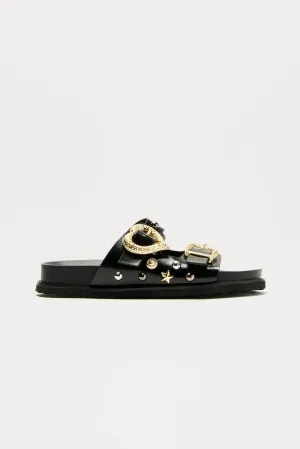 All And All Buckles Slides - Black