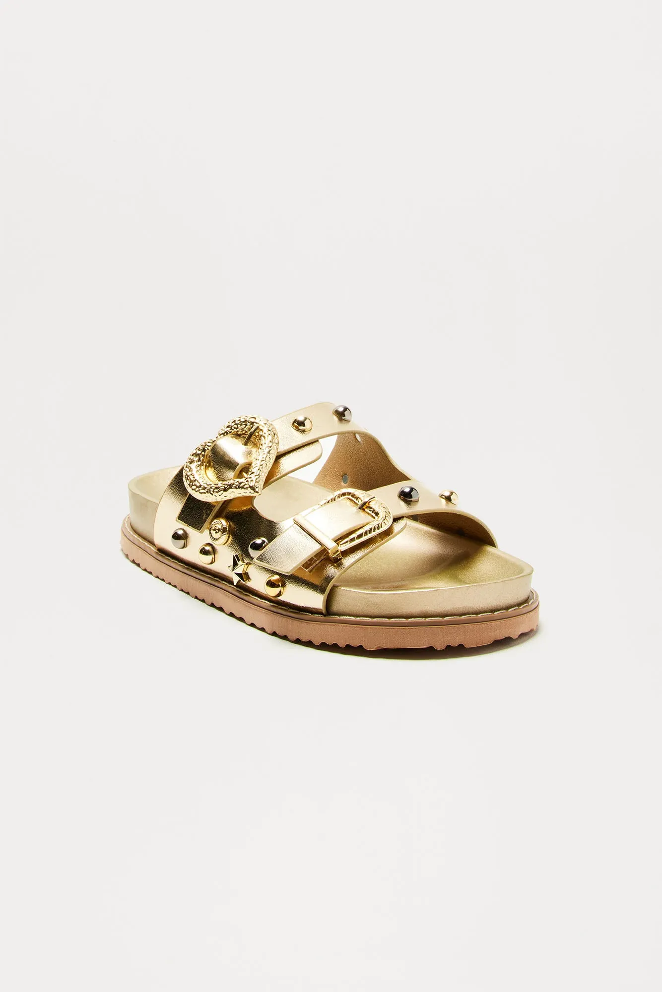 All And All Buckles Slides - Gold