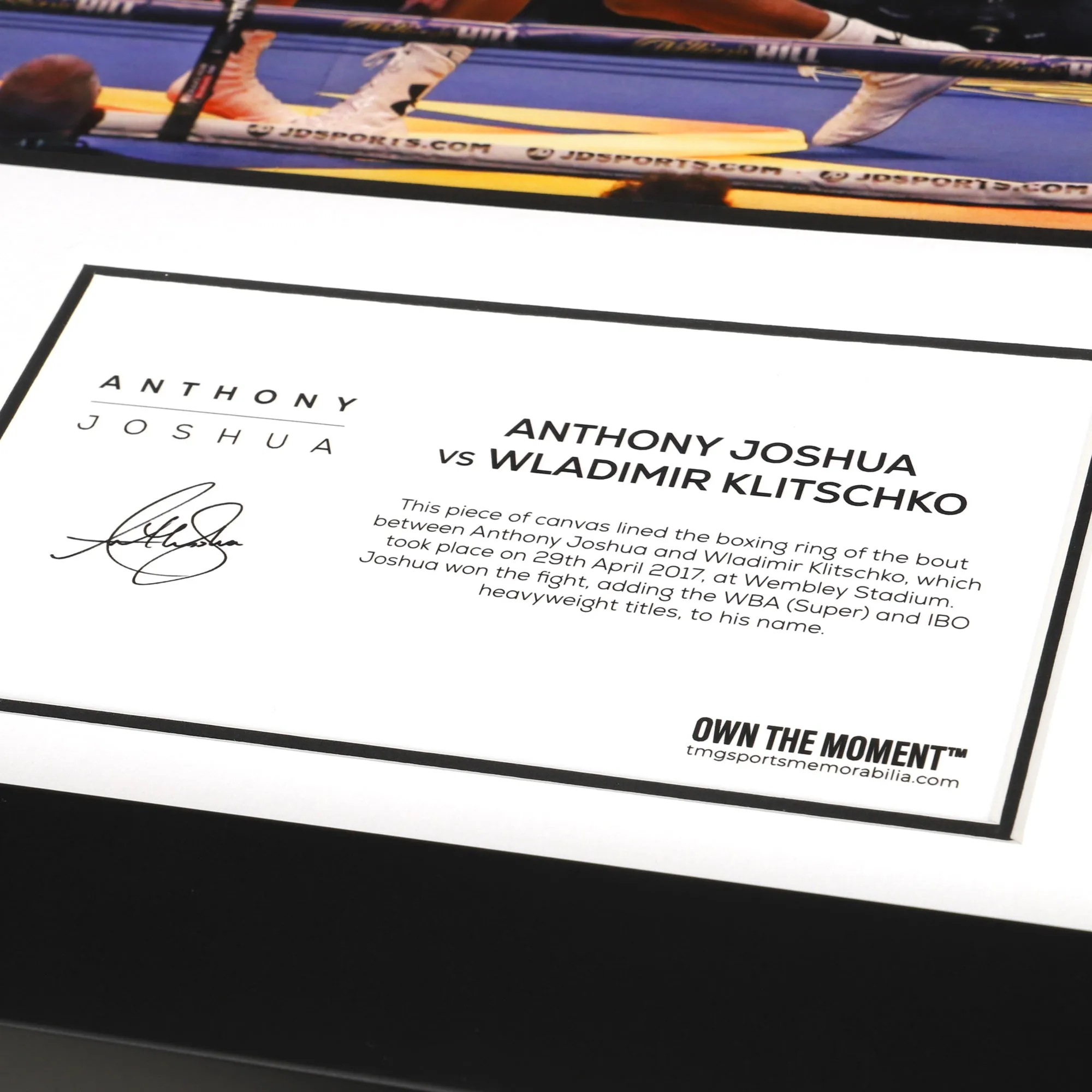 Anthony Joshua vs Wladimir Klitschko Fight Canvas & Photo  Hook