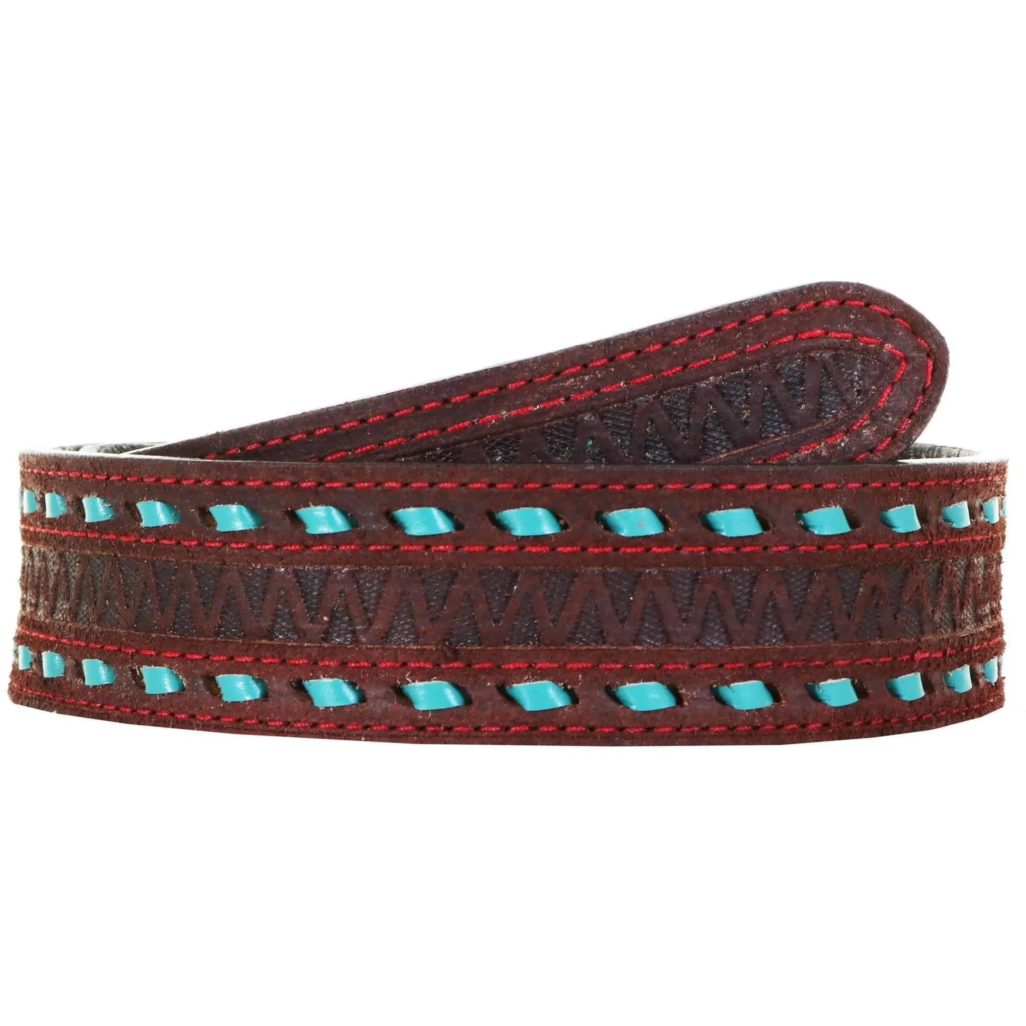 B1039 - Brown Rough Out Belt