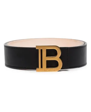 Balmain B-Belt logo-plaque 4cm belt