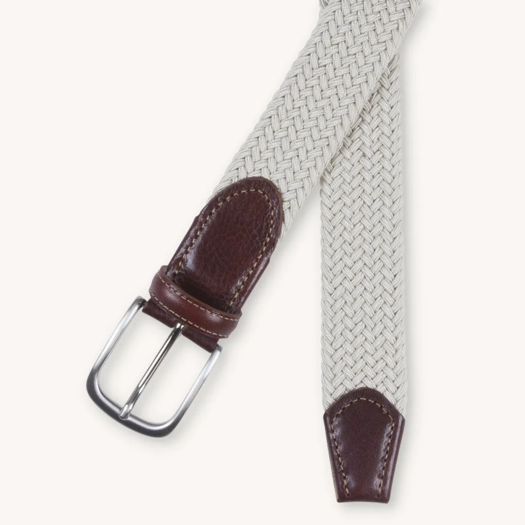 Beige Elastic Belt