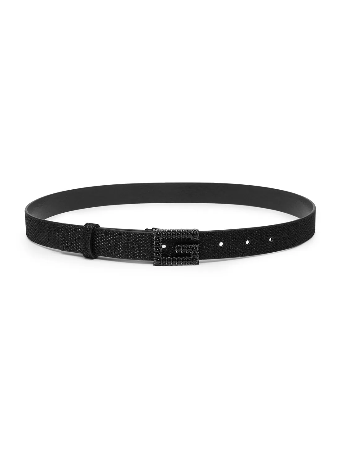 Black Lurex Gretel Adjustable Belt
