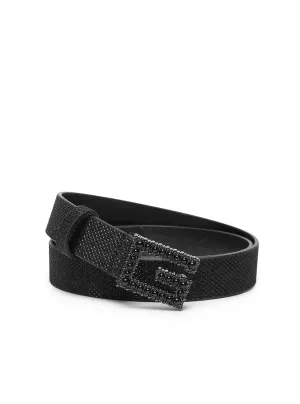 Black Lurex Gretel Adjustable Belt