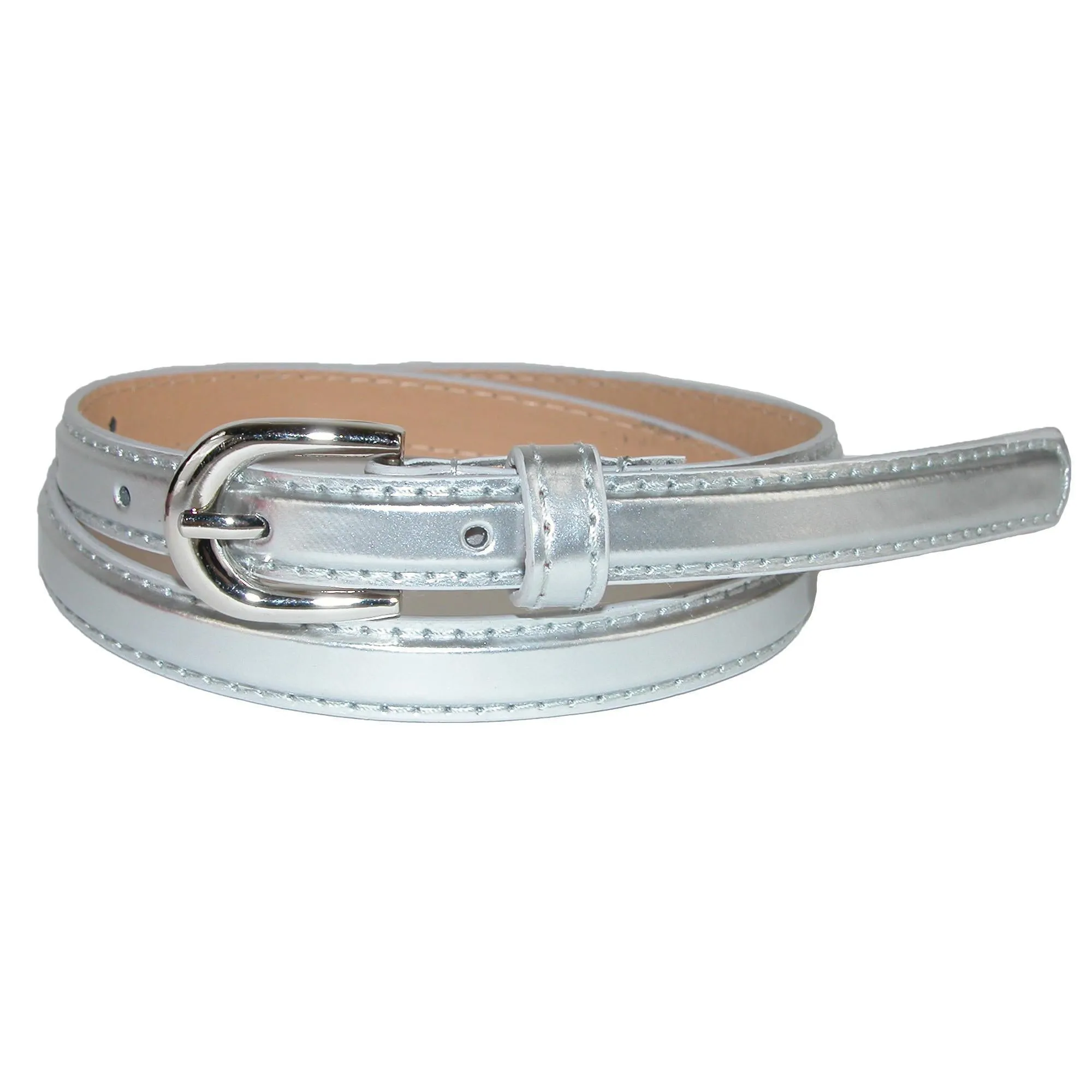 CTM® Kid's Skinny Dress Belt (Pack of 2 Colors)