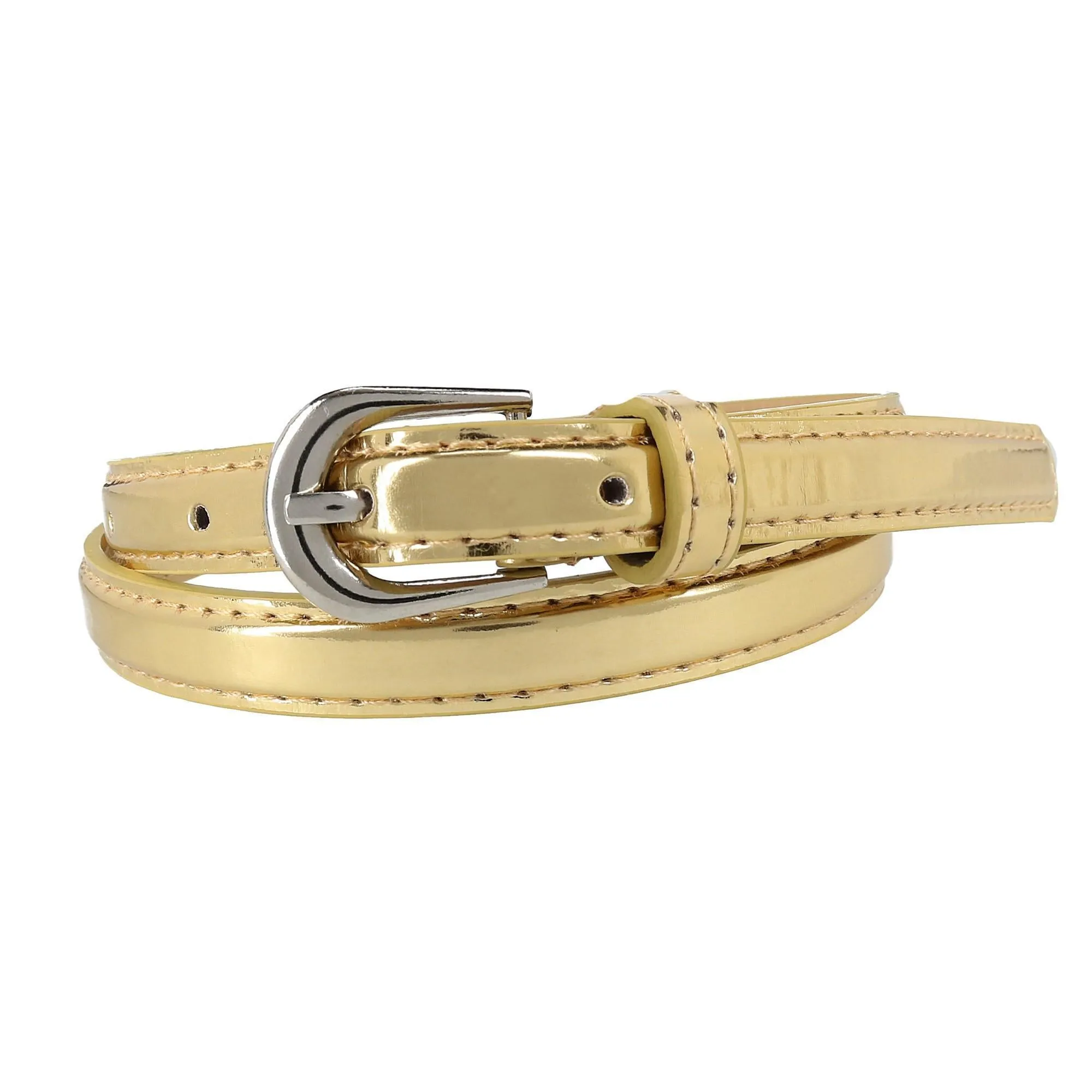 CTM® Kid's Skinny Dress Belt (Pack of 2 Colors)