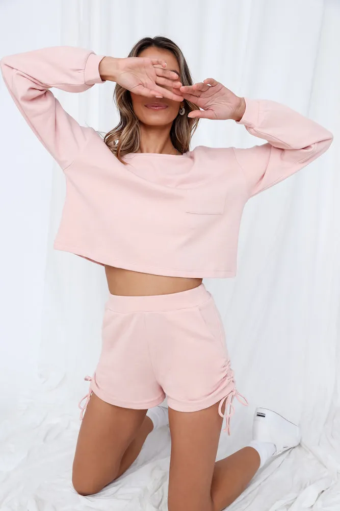 HELLO MOLLY Total Hush Hush Top Blush