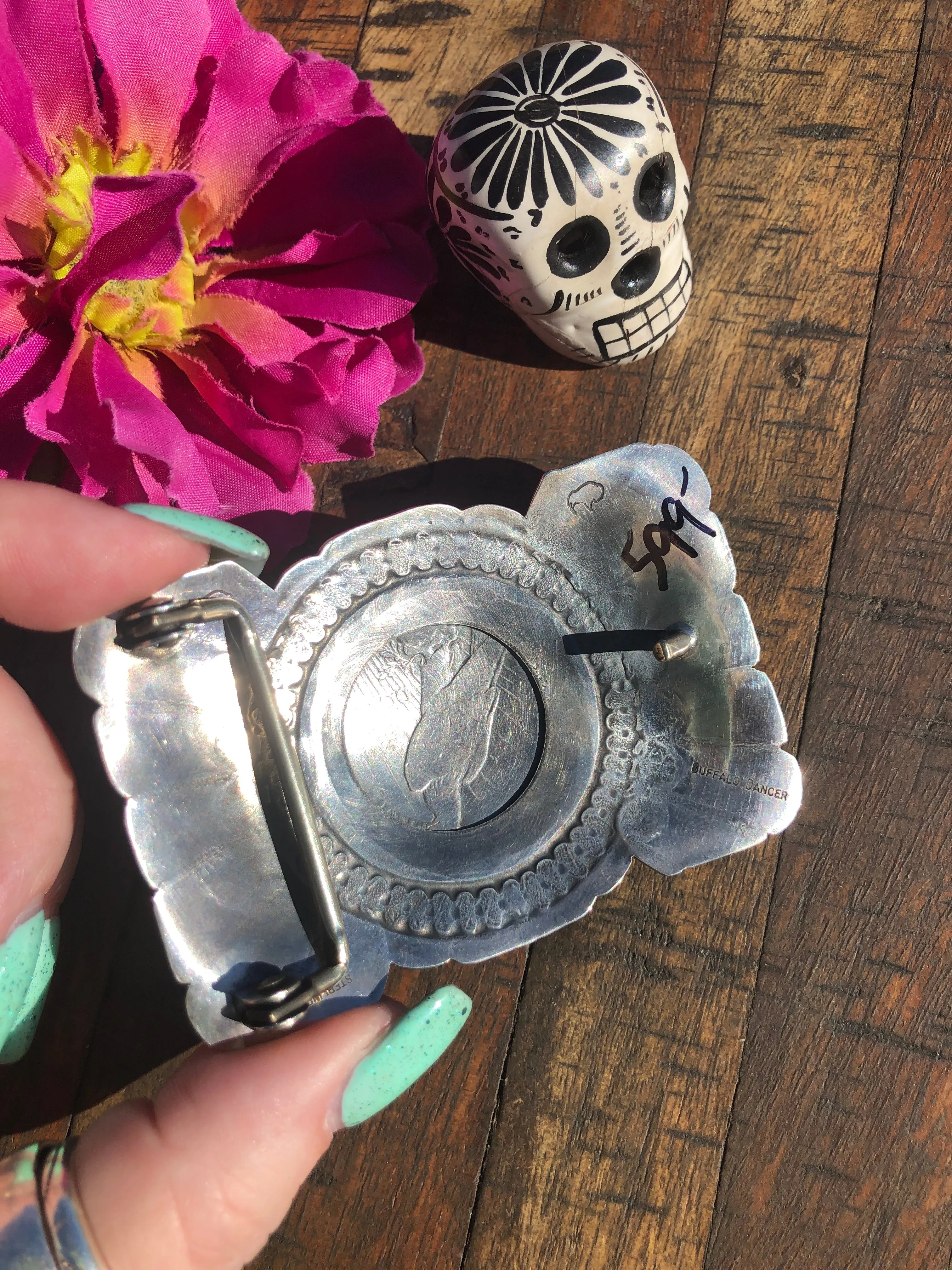 Mixed Mine Belt Buckle