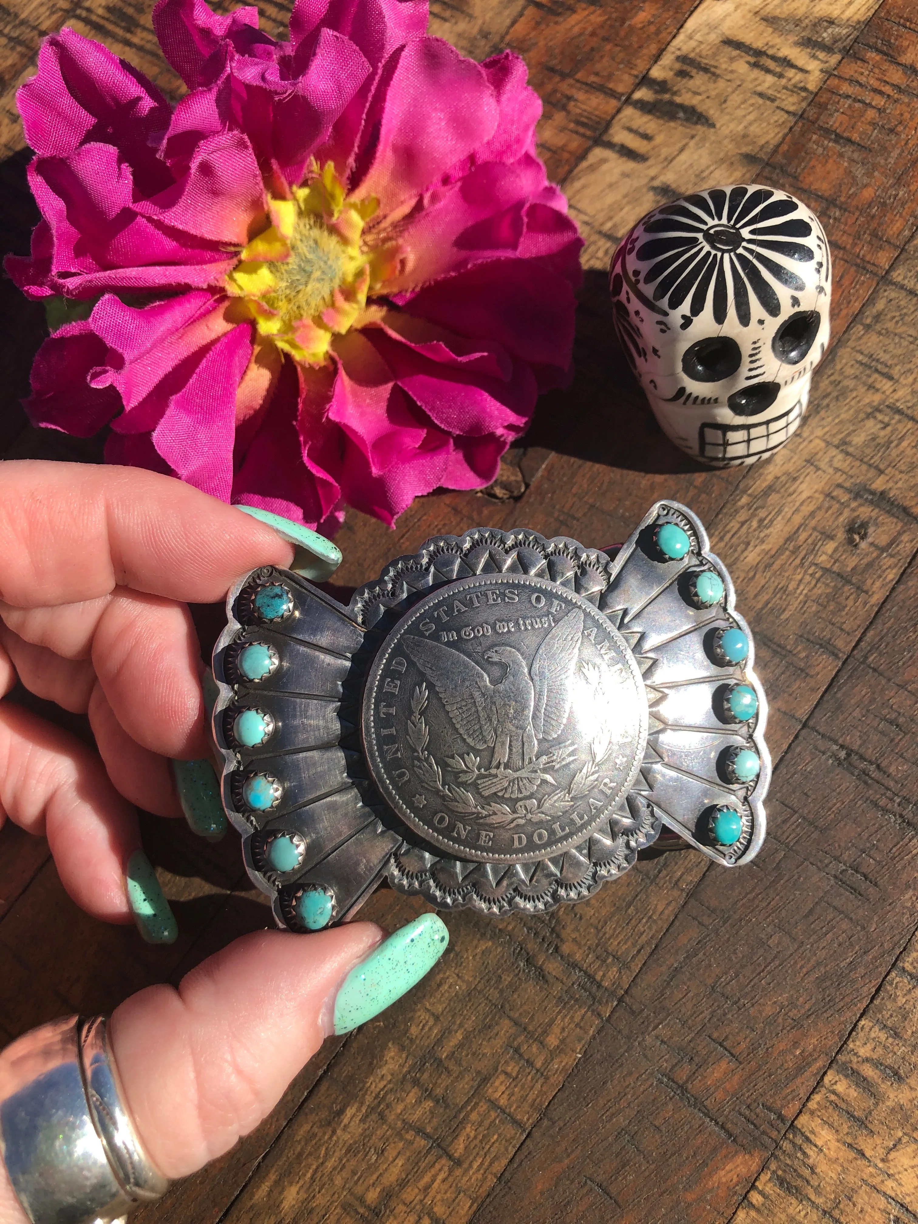 Mixed Mine Belt Buckle