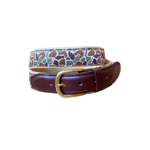 Old School Camo Ribbon Belt