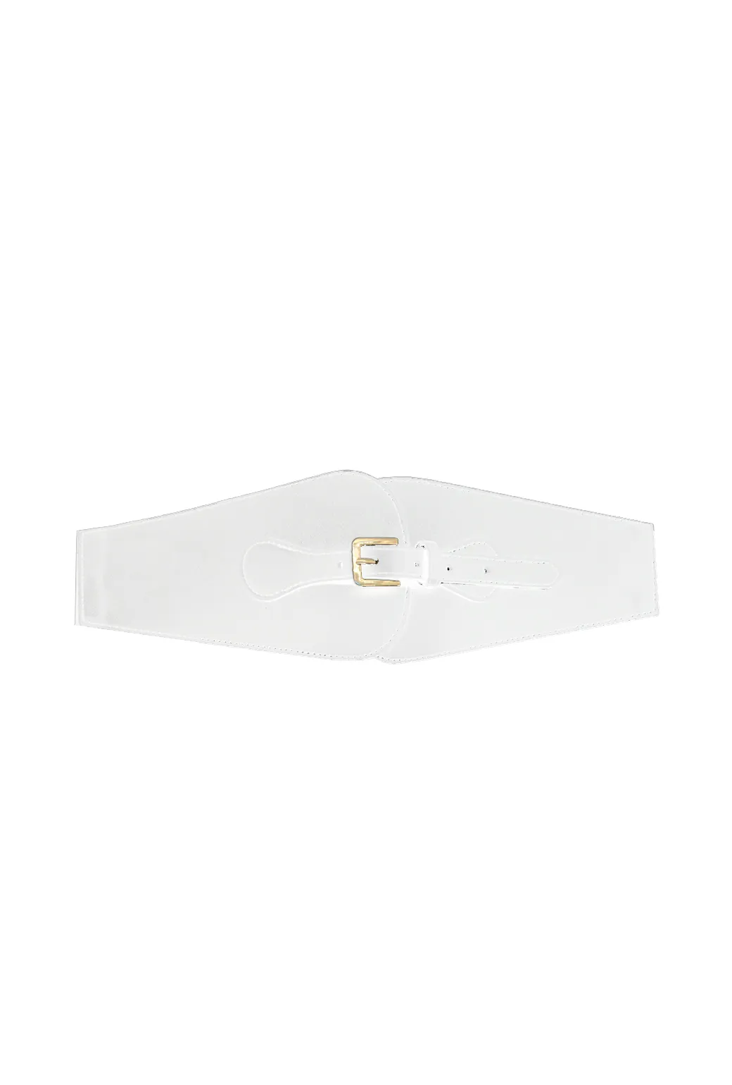 SAMPLE - Saddle Stretch Belt - White