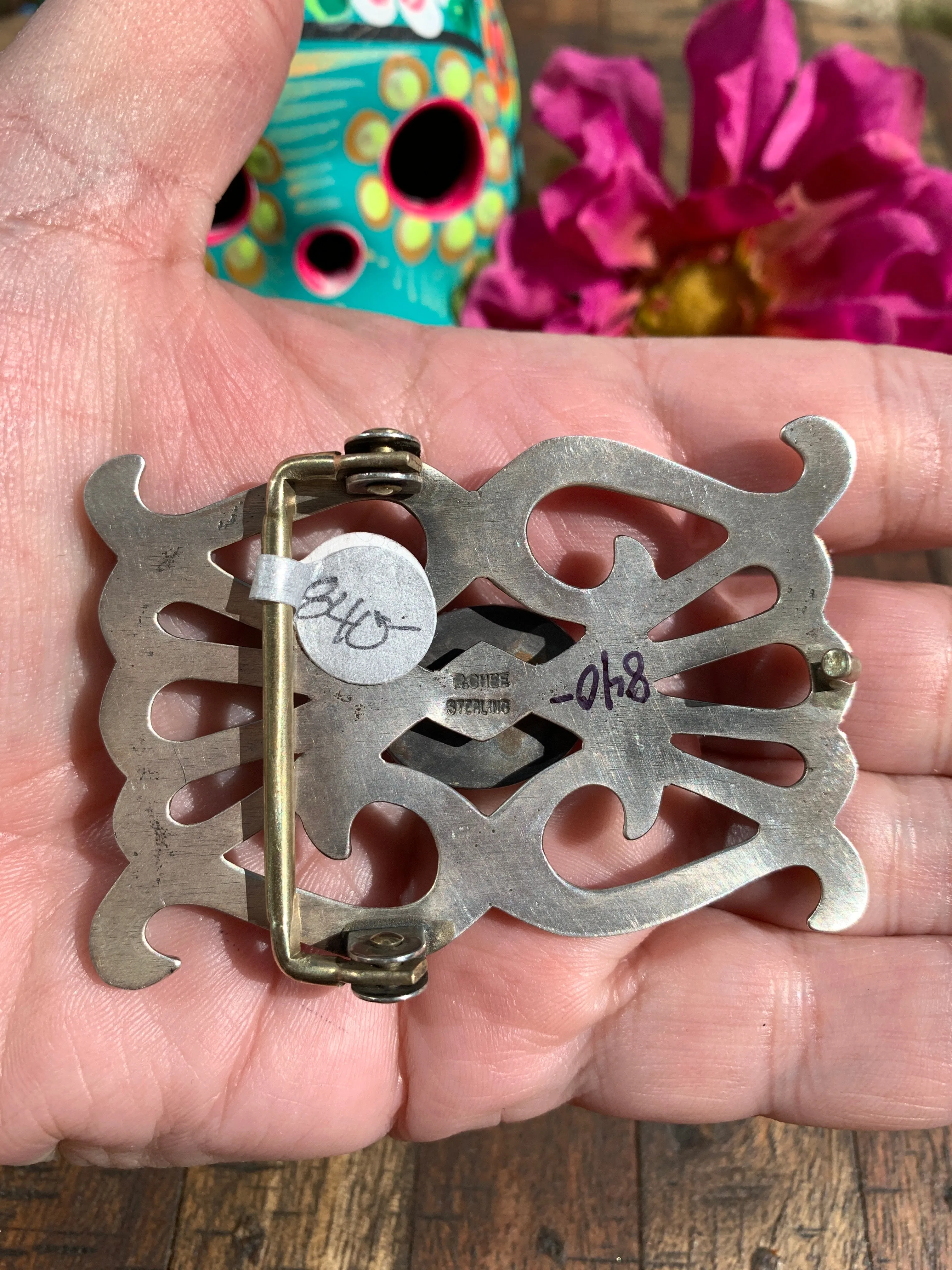 Sonoran Mountain Turquoise Belt Buckle