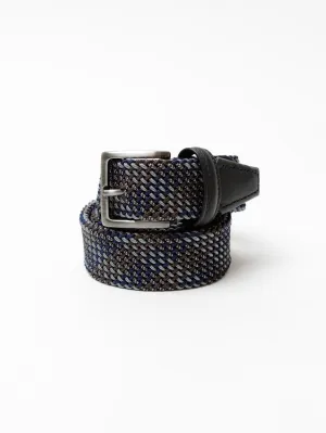 Stretch Tube Belt - Blue Multi 002