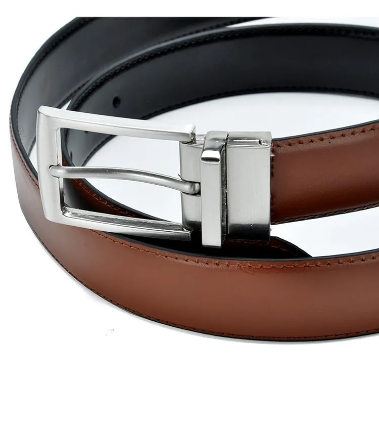 West Louis Designer High Quality Genuine Leather Belt