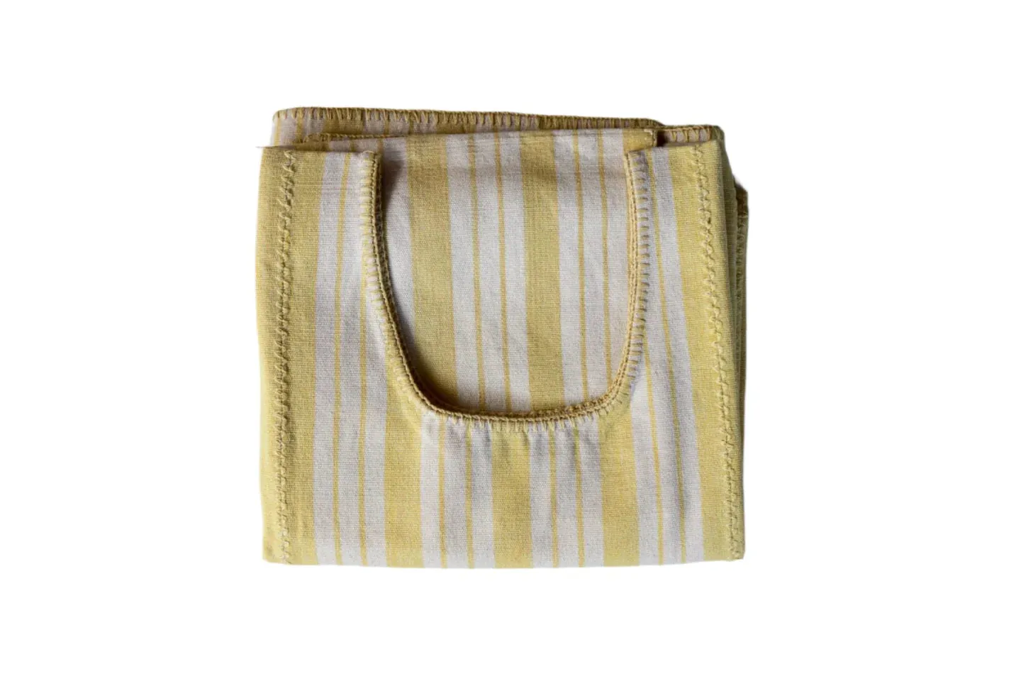 Yellow Stripe Wide Mini Kaftan