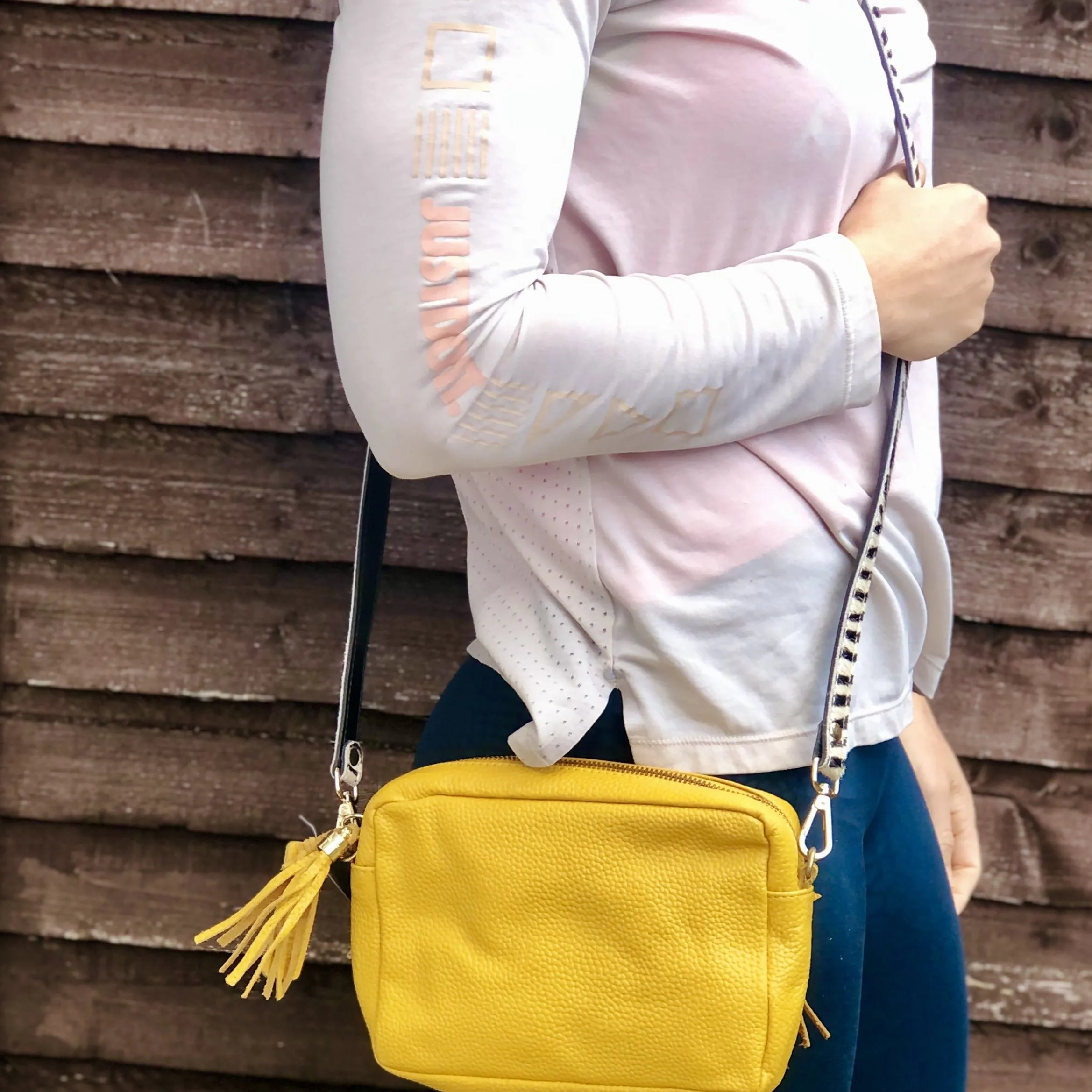 Zebra Monochrome Hair-on Hide Statement Skinny Replacement Shoulder Bag Strap